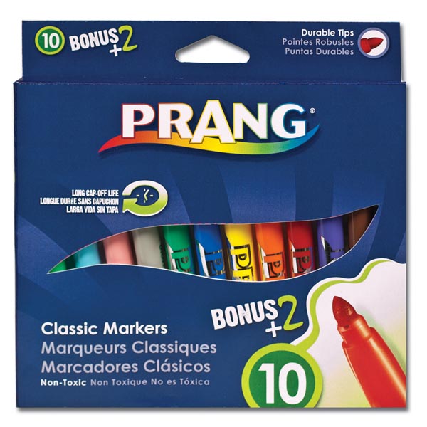 Prang Classic Art Markers 12 Count Prang
