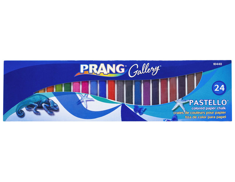 Prang Pastello Paper Chalk - 24 Color Box