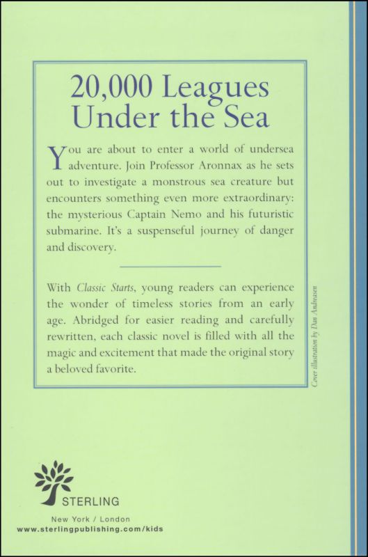 20,000 Leagues Under the Sea (Classic Starts) Sterling Publishing Company 9781402725333 20,000 Leagues Under the Sea (Classic Starts) Sterling Publishing Company 9781402725333