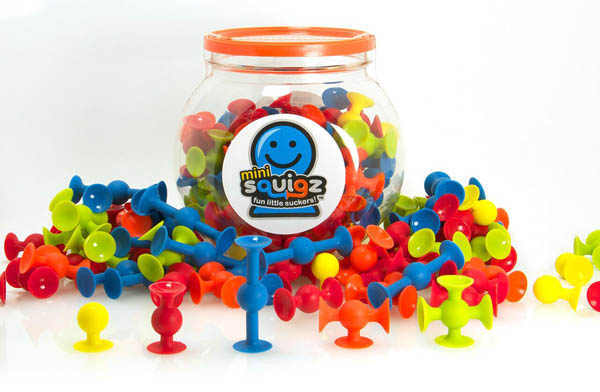 Mini Squigz (75 pieces) | Fat Brain Toy 
