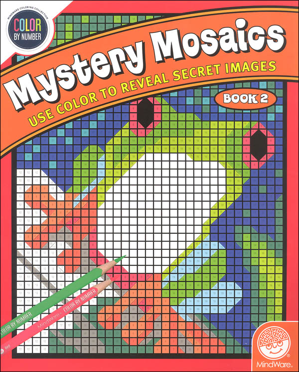 Download Color By Number Mystery Mosaics: Book 2 | MindWare