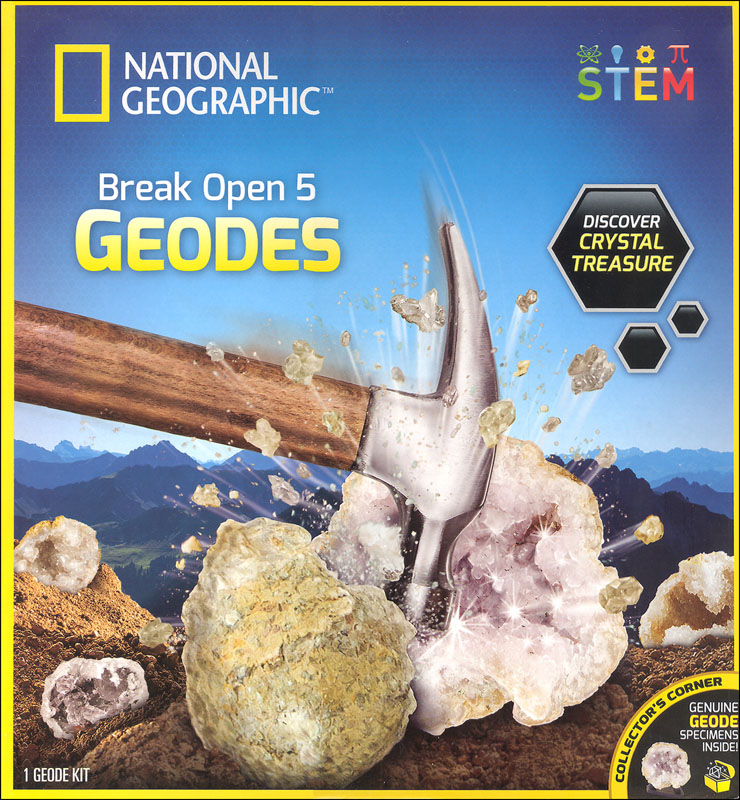 Break Your Own Geode - 5pc (National Geographic)
