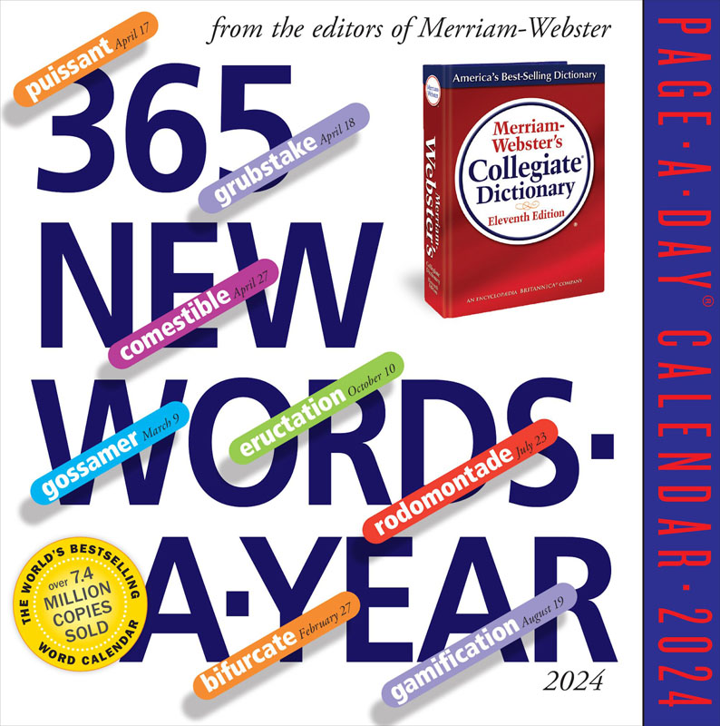 365 New WordsAYear PageADay 2024 Calendar Workman Publishing