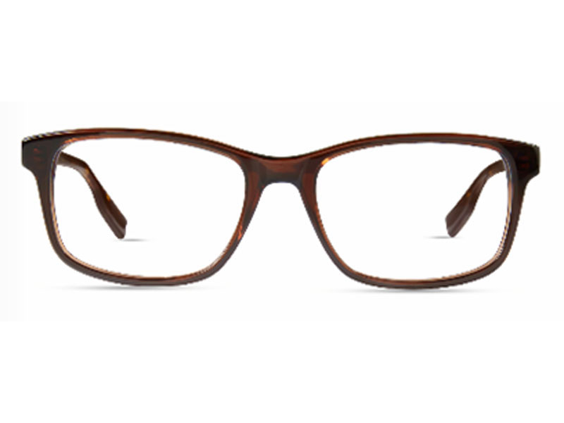 Bluelight Protection Frame in Crystal Brown - Mens (BKLYN 109)