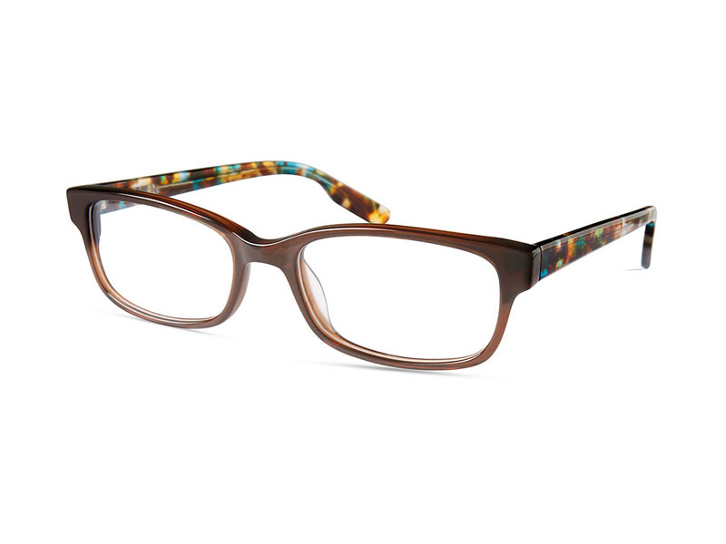 Bluelight Protection Frame in Crystal Brown - Womens (BKLYN 210)