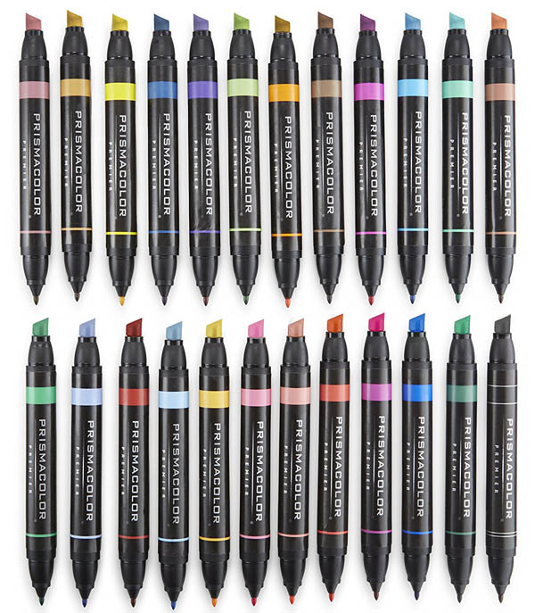 Prismacolor DoubleEnded Marker Set 24color Sanford