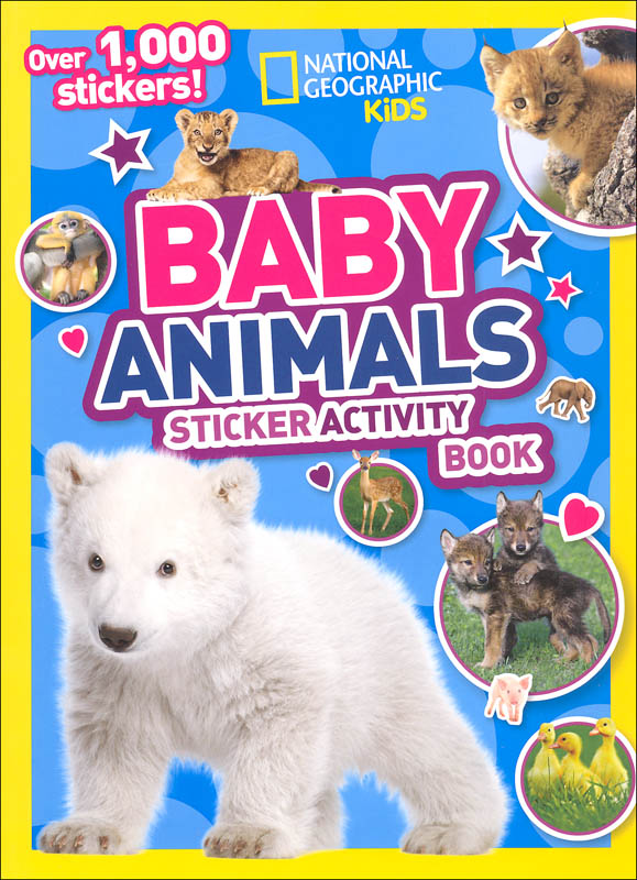 National Geographic Kids Baby Animals Sticker Activity Book | National ...