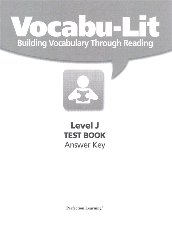 Vocabu-Lit J Test Answer Key (Common Core Edition)