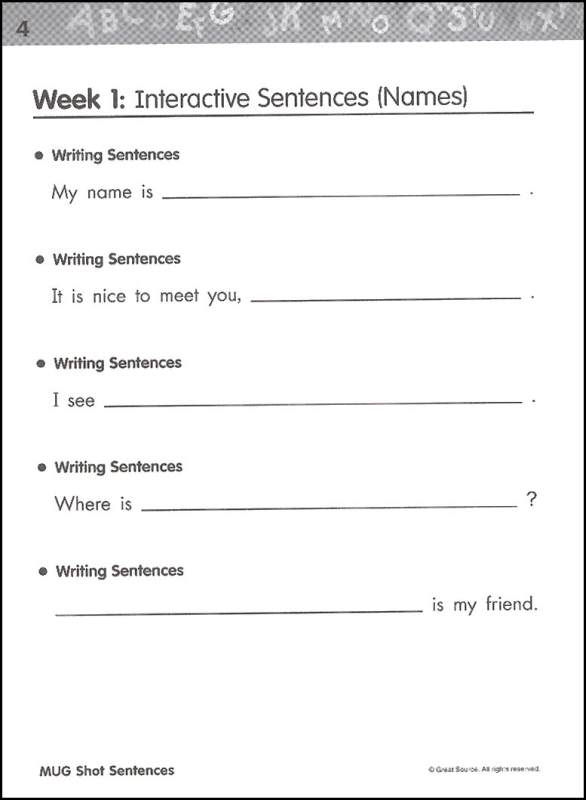 Write Source Daily Language Workouts Grade 1 (2007