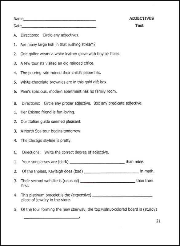 easy grammar grade 5 student test booklet isha enterprises