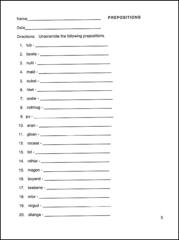 Grade 6 English File Grammar Test Worksheet Grade 6 Grammar Lesson 6