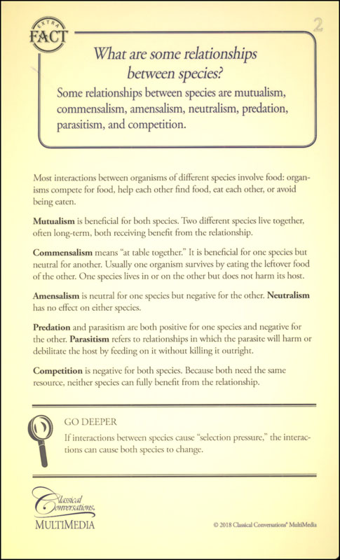 classical-acts-and-facts-science-cards-cycle-2-ecology-astronomy