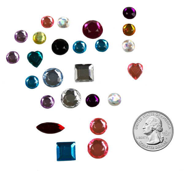 Multi Color Acrylic Gemstones 3 oz. | Hygloss