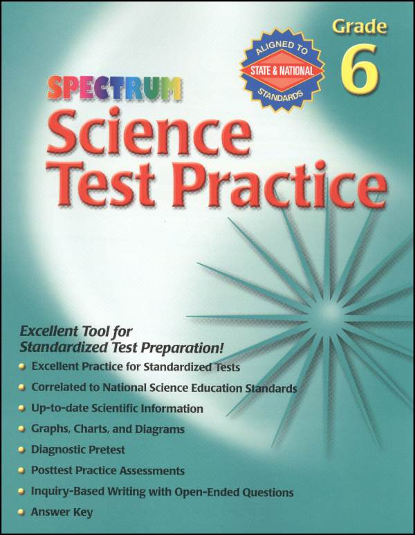 Spectrum Science Test Practice Grade 6 Frank Schaffer Publications