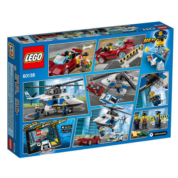 police high speed chase lego