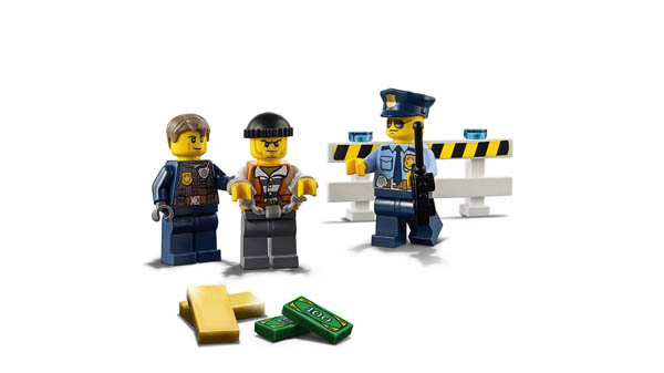 police high speed chase lego