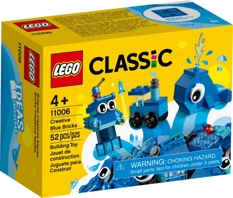 Badeværelse ligning Konsultere LEGO Classic Creative Blue Bricks (11006) | LEGO 