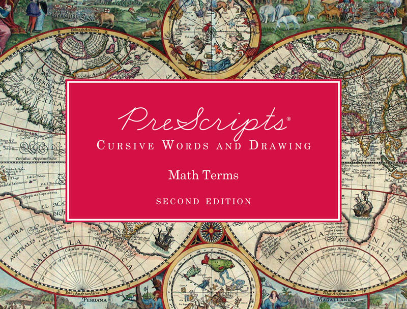 prescripts-cursive-words-and-drawing-math-terms-classical