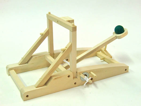 Tabletop Catapult Build Your Own Siege Engine Kit With Book for sale online 