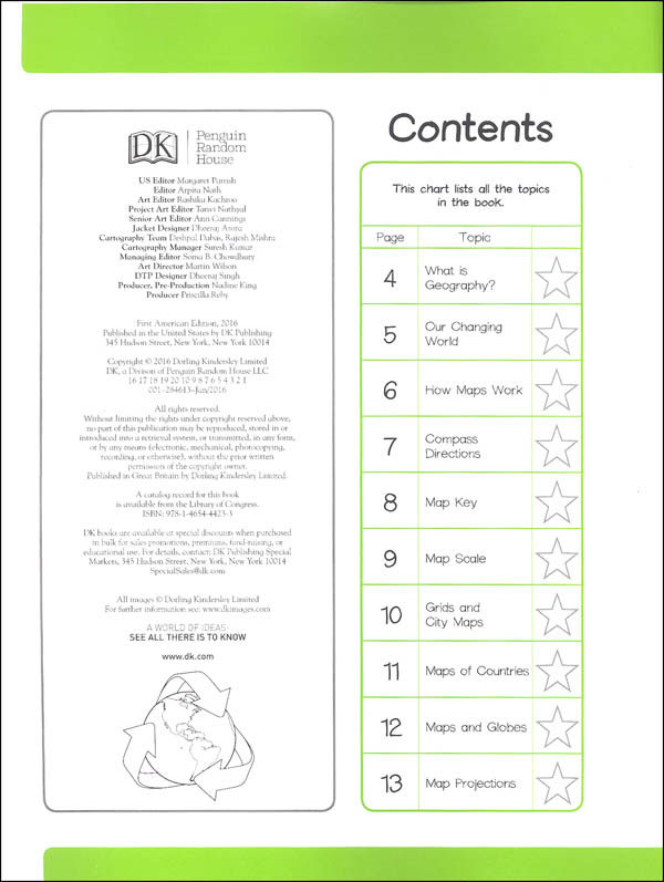 DK Workbook: Geography - Fourth Grade | Dorling Kindersley | 9781465444233