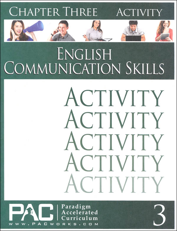 English Communication Skills: Chapter 3 Activities