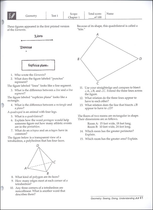 Geometry Teacher Guide 3rd Edition (jacobs) 