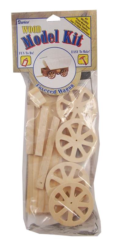 Covered Wagon Model Bits and Pieces Wooden Kit 42526 for sale online 