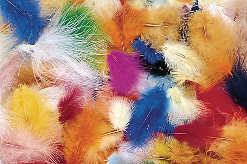 Feather Pack - Bright Assortment, Marabou (14 grams)