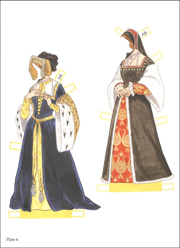 renaissance paper dolls