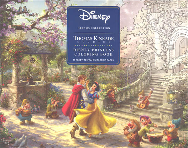 Download Disney Dreams Collection Thomas Kinkade Studios Disney Princess Coloring Book | Andrews & McNeel ...