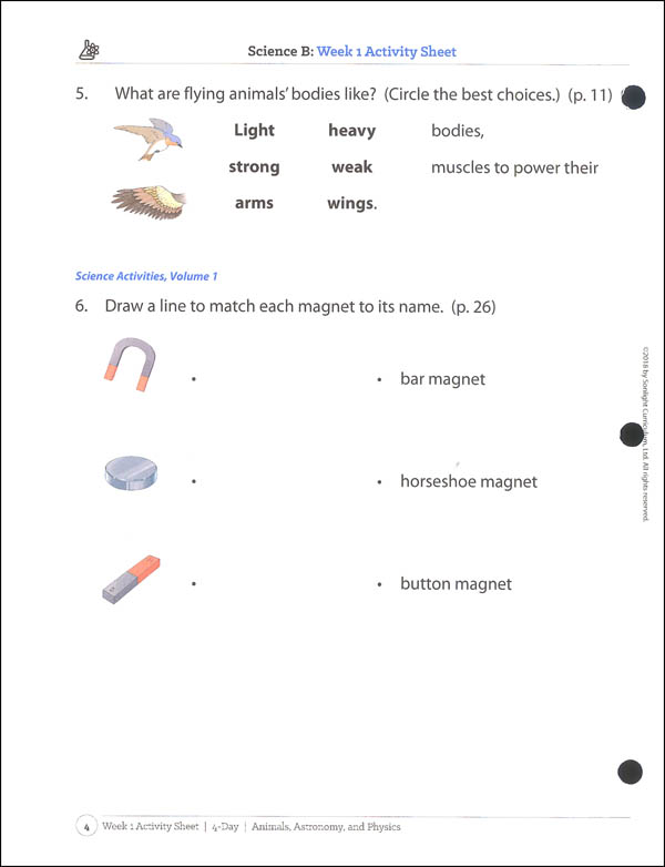 Sonlight Science Instructor Guide Level B 4-Day | Sonlight