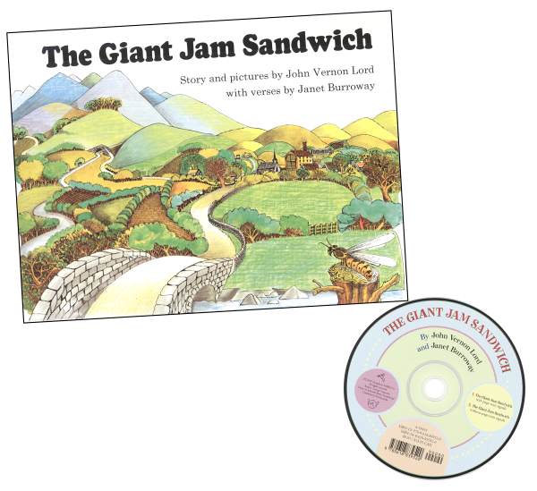 Giant Jam Sandwich Book & CD Houghton Mifflin 9780618839520