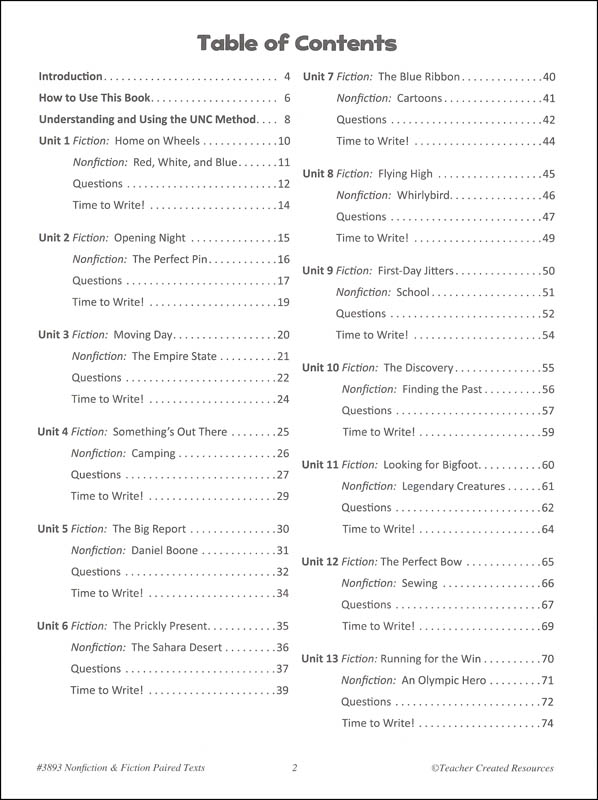 Nonfiction and Fiction Paired Texts Grade 3 | Teacher Created Resources