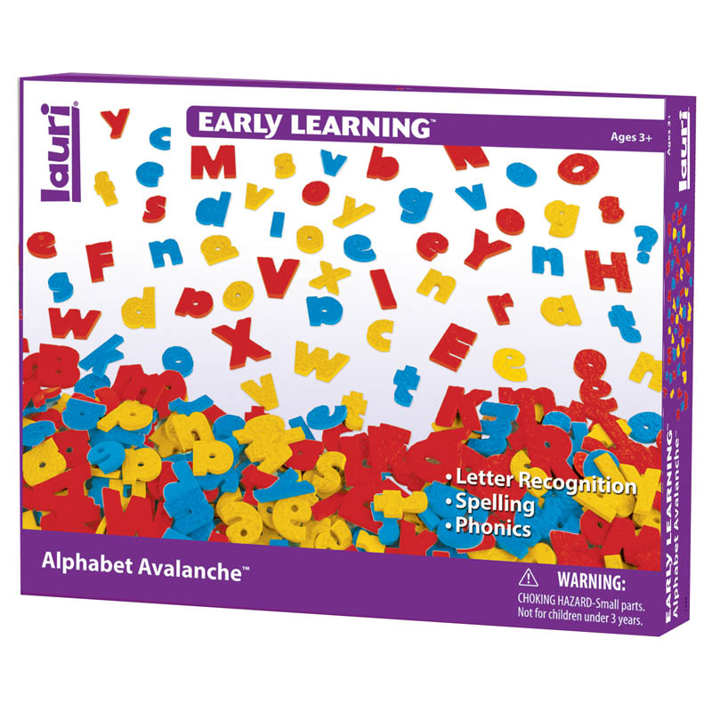 Alphabet Avalanche - 500 Letters (Crepe Rubber) | Lauri