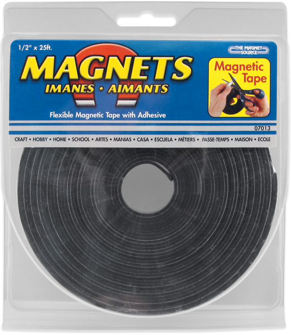 Flexible Magnetic Tape 1/2" x 25' Roll