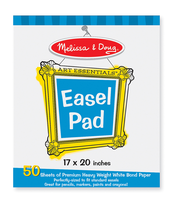 Melissa & Doug Art Essentials Easel Pad With 50 Sheets of White Bond Paper 