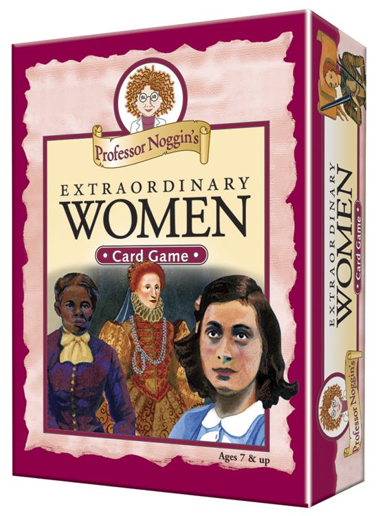 Prof Noggin's Extraordinary Women Card Game Outset Media