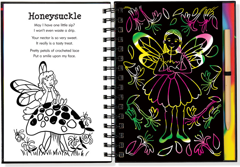 Garden Fairies Trace-Along Scratch & Sketch Activity Book | Peter