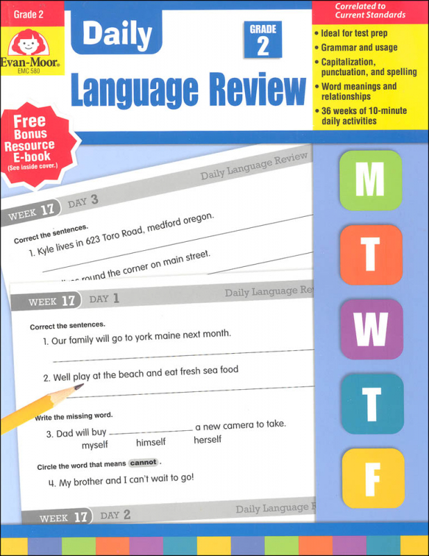 Daily Language Review Grade 2 Common Core Edition