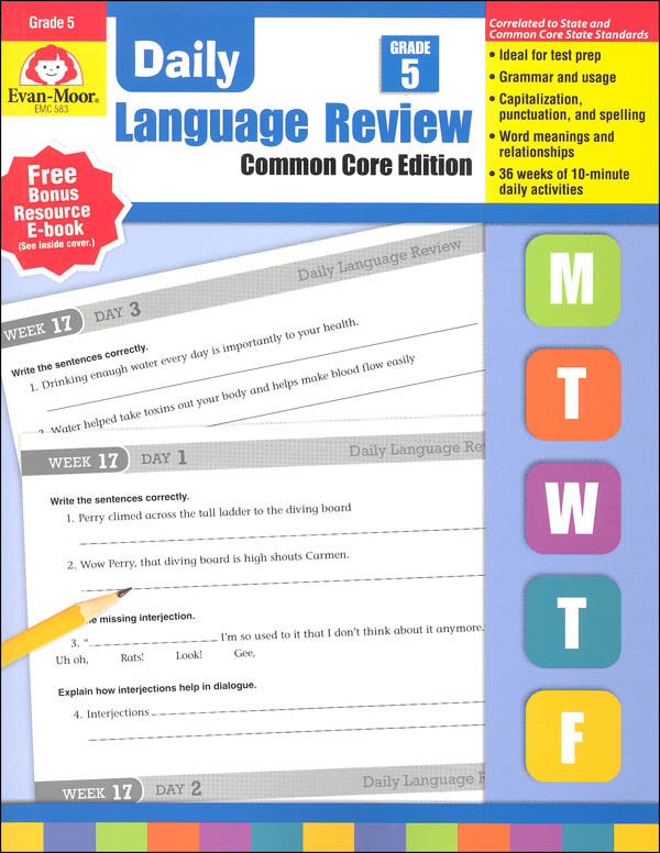Daily Language Review Grade 5 (Common Core Edition)