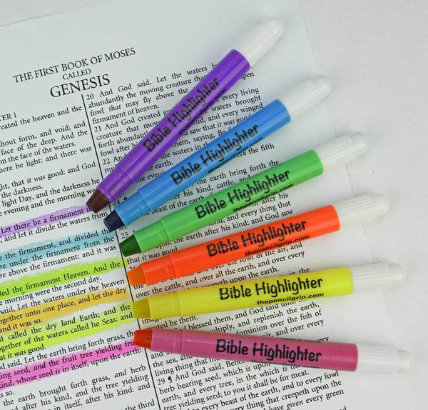 Gel Bible Highlighters The Pencil Grip