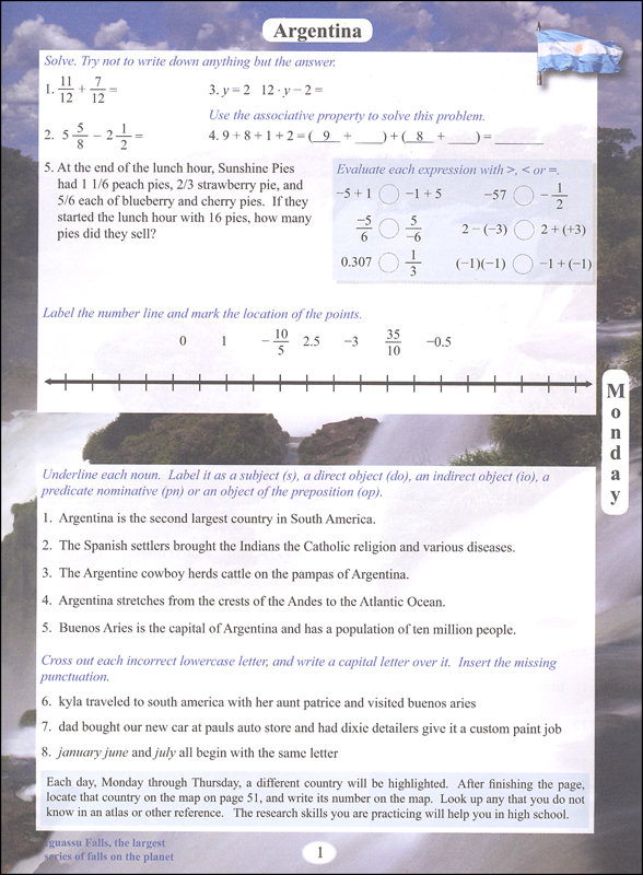 Summer Book 7: For Students Entering Seventh Grade | Summerbook Company