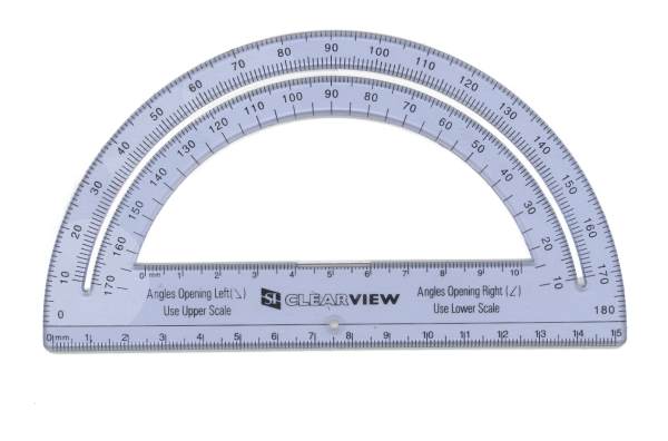 6" Clearview Protractor