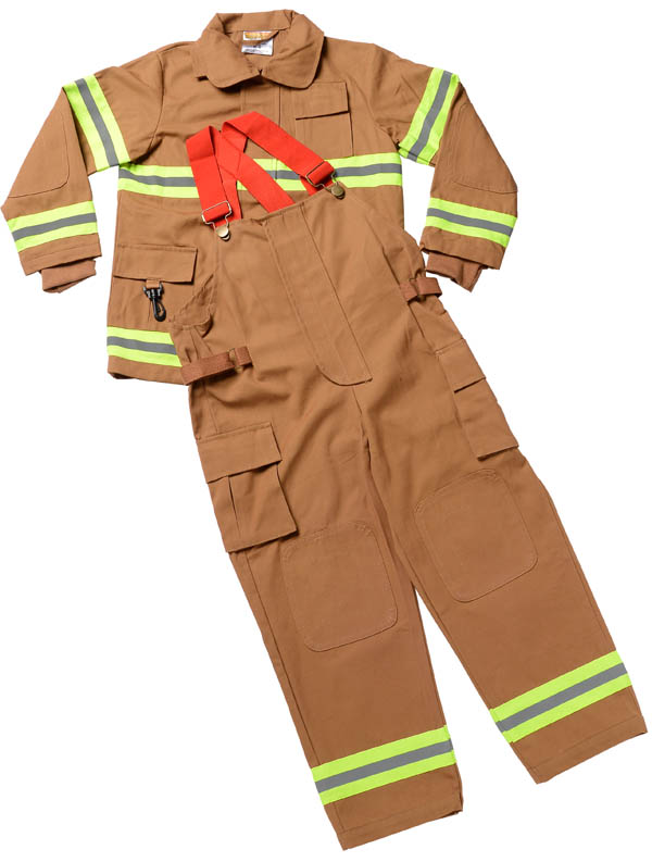 Junior Firefighter Suit Size 4 6 Tan Aeromax