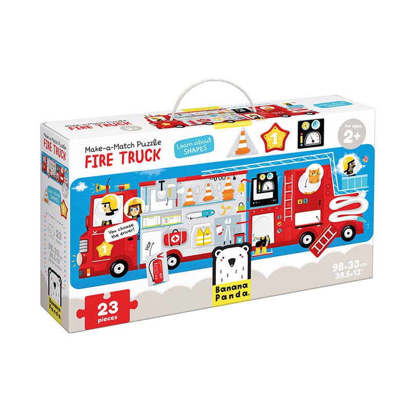 Make-a-Match Puzzle: Fire Truck