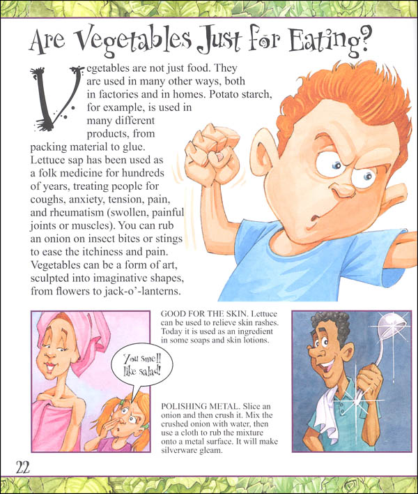 You Wouldn't Want to Live Without Vegetables! Franklin Watts