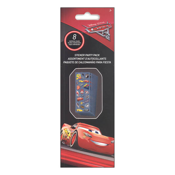 Cars 3 Sticker Party Pack