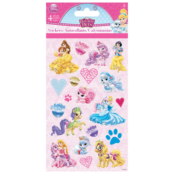 Disney Palace Pets Standard Stickers (4 Sheet)