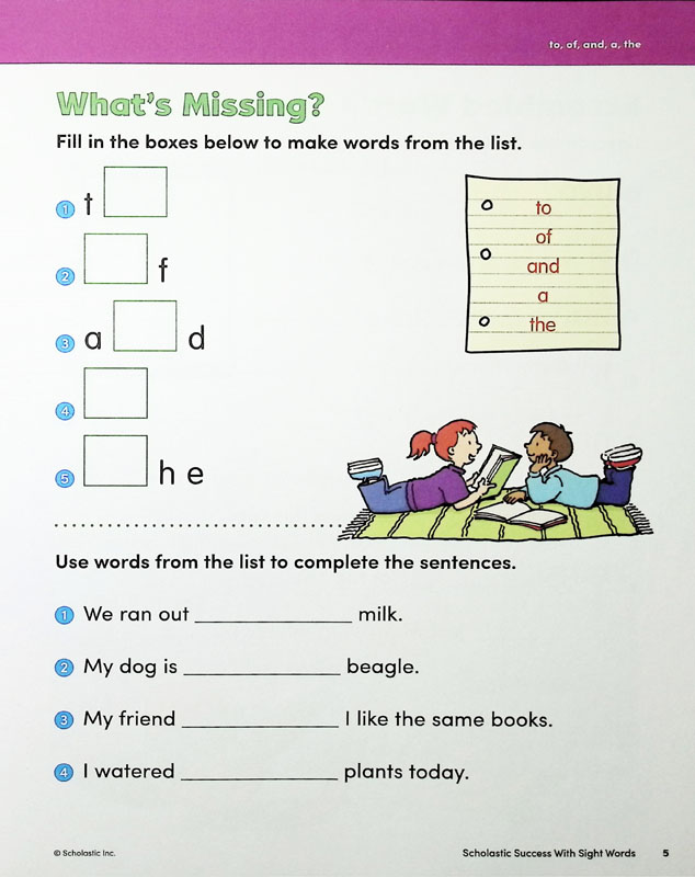 Sight Word (Scholastic Success With) | Scholastic Teaching Resources ...