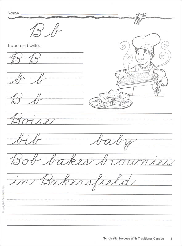 traditional cursive grades 2 4 scholastic success with scholastic